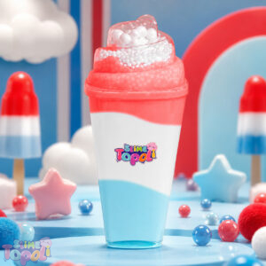 اسلایم خامه‌ای مدل آیس پک Rocket Pop